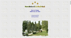 Desktop Screenshot of parcnatureldeweekend.com
